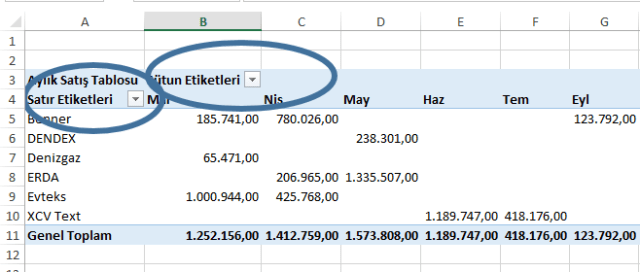 Excel Özet Tablolar-Ömer BAĞCI
