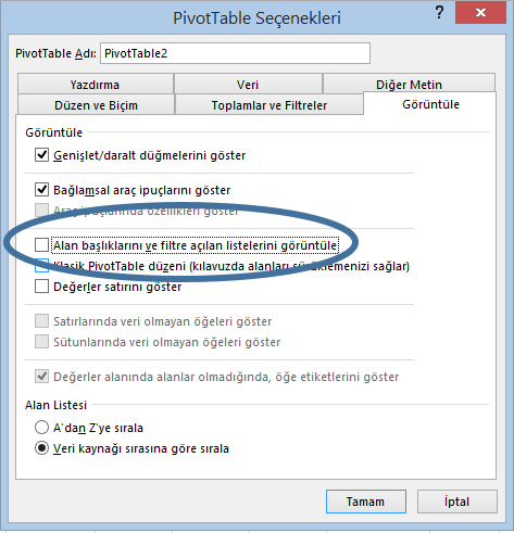 Excel Özet Tablolar-Ömer BAĞCI