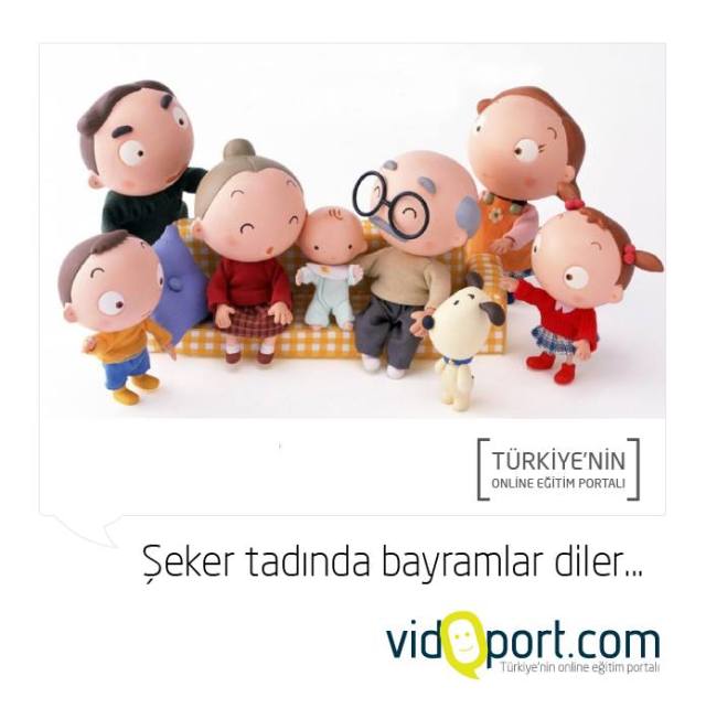 Şeker tadında bir bayram geçirmeniz dileğiyle