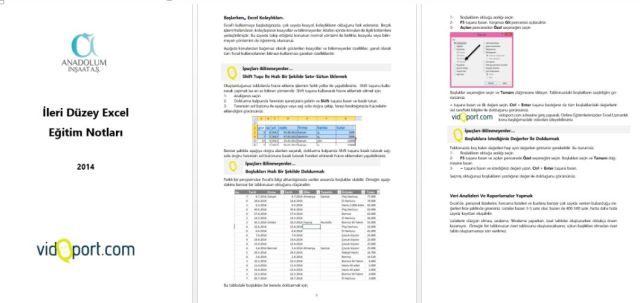 İstanbul İleri Excel Eğitimleri
