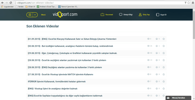 Online, İleri Düzey Online Eğitimleri- Ömer BAĞCI