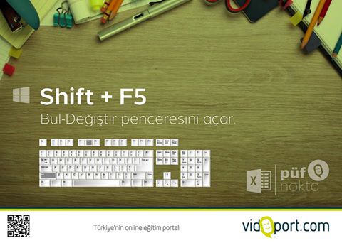 Excel bilinmeyenler-bul değiştir