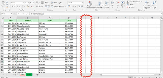 Excel'delki kesik çizgileri yok etmek vidoport.com.png