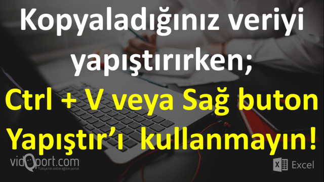 Excel'de yapıştırma seçenekleri, Excel eğitimleri