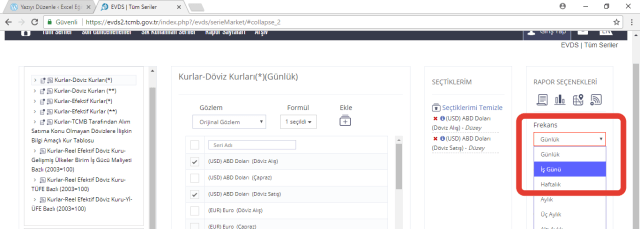 Döviz kurlarını Excel ortamına aktarmak- vidoport Excel eğitimleri